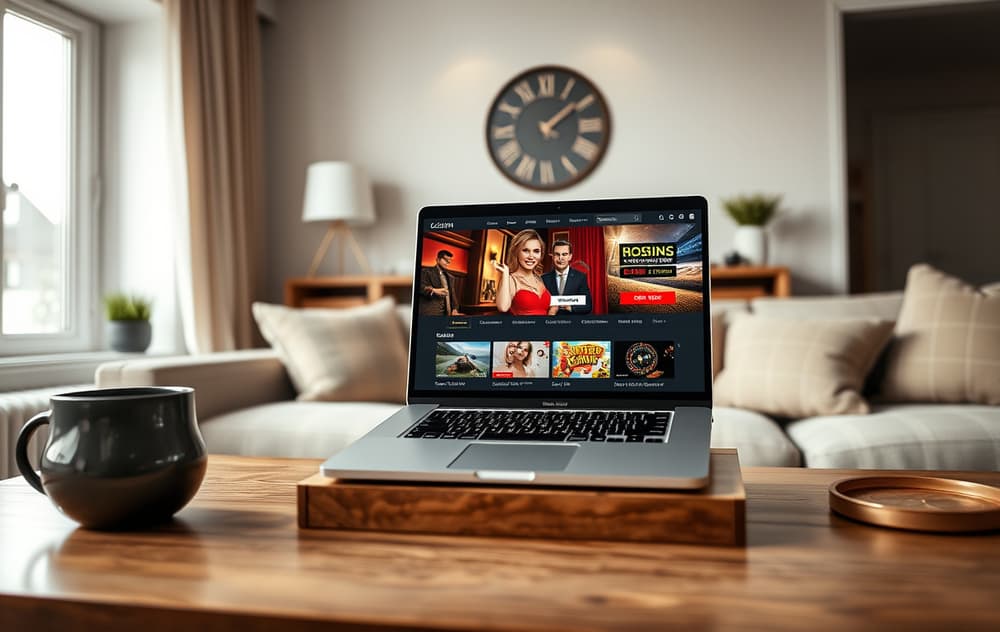 LysaCasino forside med casino bonus uten innskudd
