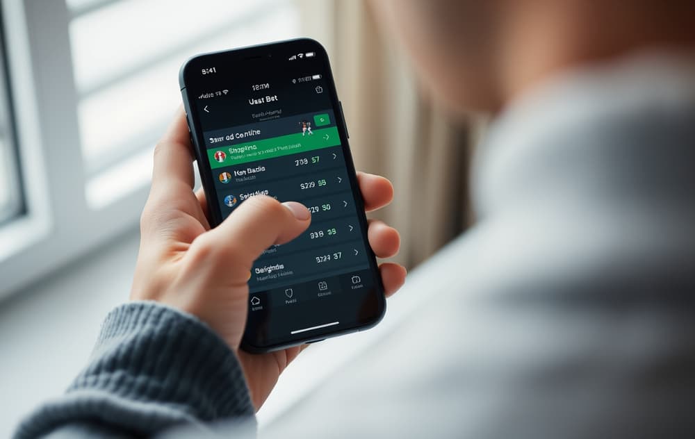 Mobilbetting med oddsbonus på skjermen